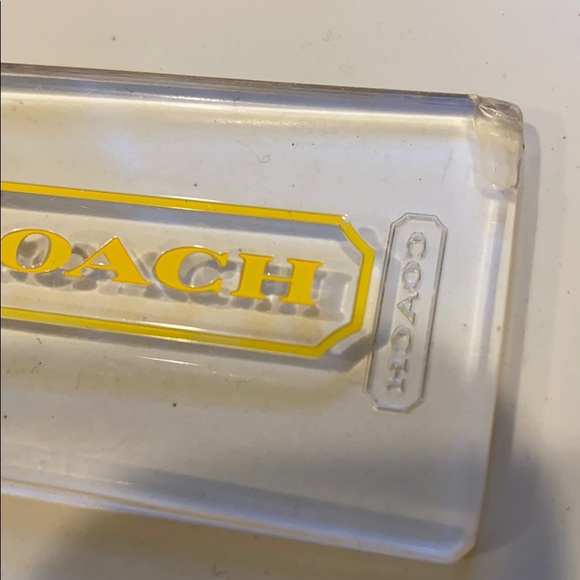 Coach charm clear color - Picture 2 of 5